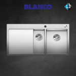 Plautuvė su ekscentriniu ventiliu Blanco CLARON 6 S-IF 521645 - NEMOKAMAS PRISTATYMAS