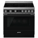 Orkaitė su indukcine kaitlente SMEG CPF9IPBL