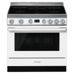 Orkaitė su indukcine kaitlente SMEG CPF9IPWH