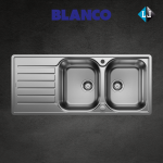Plautuvė su ekscentriniu ventiliu Blanco LANTOS 8 S-IF Compact 519713 - NEMOKAMAS PRISTATYMAS