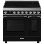 Orkaitė su indukcine kaitlente SMEG CPF92IMBL