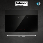 Indukcinė kaitlentė su integruotu garų surinkėju Falmec Brera, 75 cm, 800 m3/h - NEMOKAMAS PRISTATYMAS