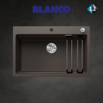 Plautuvė su ekscentriniu ventiliu Blanco ETAGON 8 525186 - NEMOKAMAS PRISTATYMAS