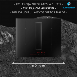 Indukcinė kaitlentė Elica NIKOLATESLA FIT SL BL/A/60 PRF0210739 su integruotu garų surinkėju - NEMOKAMAS PRISTATYMAS