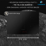 Indukcinė kaitlentė (matinė) Elica NIKOLATESLA FIT SL RAW BR/A/72 PRF0210746 su integruotu garų surinkėju - NEMOKAMAS PRISTATYMAS