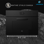 Orkaitė su garų ir mikrobangų funkcijomis Elica VIRTUS COMBI STEAM MW 645 TFT BL MATT PRF0211107 - NEMOKAMAS PRISTATYMAS