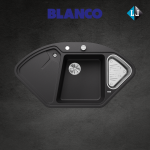Plautuvė su ekscentriniu ventiliu Blanco DELTA II 523656 - NEMOKAMAS PRISTATYMAS