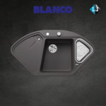 Plautuvė su ekscentriniu ventiliu Blanco DELTA II 523657 - NEMOKAMAS PRISTATYMAS