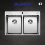 Plautuvė su ekscentriniu ventiliu Blanco ANDANO 340/340-IF/A 525248 - NEMOKAMAS PRISTATYMAS