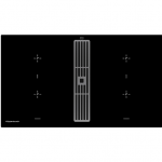 Indukcinė kaitlentė su integruotu gartraukiu Kuppersbusch KMI9850.0SR + 99089 Edelstahl