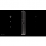 Indukcinė kaitlentė su integruotu gartraukiu Kuppersbusch KMI9850.0SR + 99090 Black Chrome