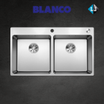 Plautuvė su ekscentriniu ventiliu Blanco ANDANO 400/400-IF/A 525249 - NEMOKAMAS PRISTATYMAS