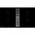 Indukcinė kaitlentė su integruotu gartraukiu Kuppersbusch KMI9850.0SR + 99091 Silver Chrome