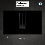 Indukcinė kaitlentė su integruotu garų surinkėju Falmec Quantum PRO 84 - NEMOKAMAS PRISTATYMAS