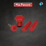 Medinių rankenų komplektas La Pavoni LPAHANLRD01 (raudonas) - Užsakomoji prekė