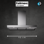 Garų surinkėjas Falmec MERCURIO EVO 90 Inox - NEMOKAMAS PRISTATYMAS