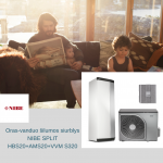 Nibe Oras-vanduo &scaron;ilumos siurblys NIBE Split HBS20+AMS20+VVM S320 - 6 kw