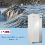 Nibe Geoterminis &scaron;ilumos siurblys gruntas vanduo NIBE F1145 nuo 6kW iki 17kW
