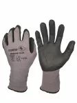 4PRO - nailoninės pir&scaron;tinės su mikroputų nitrilo danga (Dydis: M / 8)