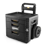 TOUGHBUILT StackTech - 3 stalčių dėžė su ratukais
