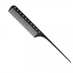 Y.S. Park YS-101C Heat-Resistant Plastic Comb With Handle, Carbon