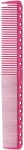 Y.S. Park Long Tooth Hair Comb Pink YS-336