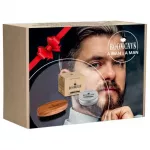 Roomcays Set #7: Wax for Moustache + Wild Boar Bristle Beard Brush