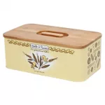Derriere la porte Bread Box with Bamboo Lid Crumb
