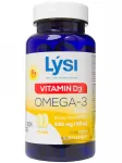 Lysi Omega-3 Fish Oil with Vitamin D Capsules 120 pcs