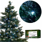 LED kalėdinės eglutės lemputės 10m 100LED &scaron;altai balta