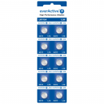 Baterijos everActive G13 LR44 LR1154 10vnt.