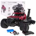 RC valdomas džipas PIONEER su kamera, Raudonas