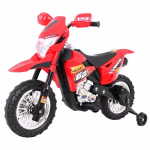 Vaiki&scaron;kas elektrinis motociklas MotoCross, Raudonas