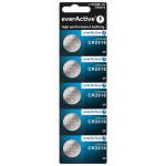 Baterijos everActive CR2016 5vnt.