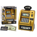 ATM formos taupyklė vaikams, auksinė, juoda