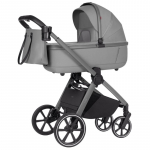 Vaiki&scaron;kas universalus vežimėlis 2 in 1 Carrello Omega Deluxe CRL-6531, Pilkas