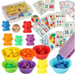 Me&scaron;kiukai, mokinantys skaičiuoti montessori 44el.