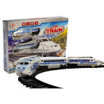 Traukinys su bėgiais, &scaron;viesomis ir garsais "Track train"