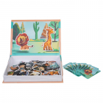 Magnetinė dėlionė puzzle + Safario knyga