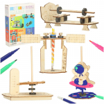 Medinė dėlionė 3D magnetas 4in1