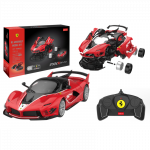 RC valdomas Konstruktorius Rastar 1:18 &bdquo;Ferrari FXXK EVO&ldquo; raudonas, 88 vnt.