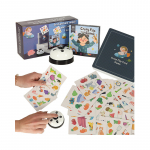 Kortų žaidimas "Crazy Flip card game" su kortomis ir skambučiu