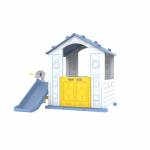 3in1 sodo žaidimų namelis vaikams + čiuožykla + lankas