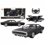 RC valdomas automobilis 1:16 &bdquo;Dodge Charger R/T&ldquo; su atidaromomis dalimis juodas
