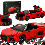 Rastar konstruktorius automobilis 93800 AUDI R8 Spyder 1:14 1440 detalių.
