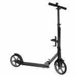 Trike Fix miesto motoroleris sulankstomas 200 mm ratais juodas/pilkas