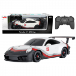 RC valdomas automobilis 1:18 Rastar &bdquo;Porsche 911 GT3&ldquo;, baltos ir pilkos spalvos