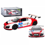 RC valdomas Automobilis 1:24 &bdquo;AUDI R8 LMS&ldquo;, baltas