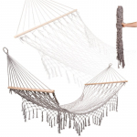 Sodo hamakas BOHO 200 cm pilkos spalvos