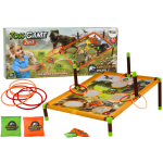 Arkadinis žaidimas &bdquo;Bag Throw Hoop 2-in-1&ldquo; su dinozaurais